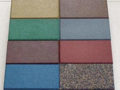 彩色橡膠地磚